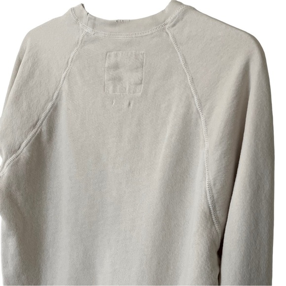 Unsubscribed Crew Neck Long Sleeve Be Kind Lightweight Distressed Sweatshirt S - Picture 8 of 16